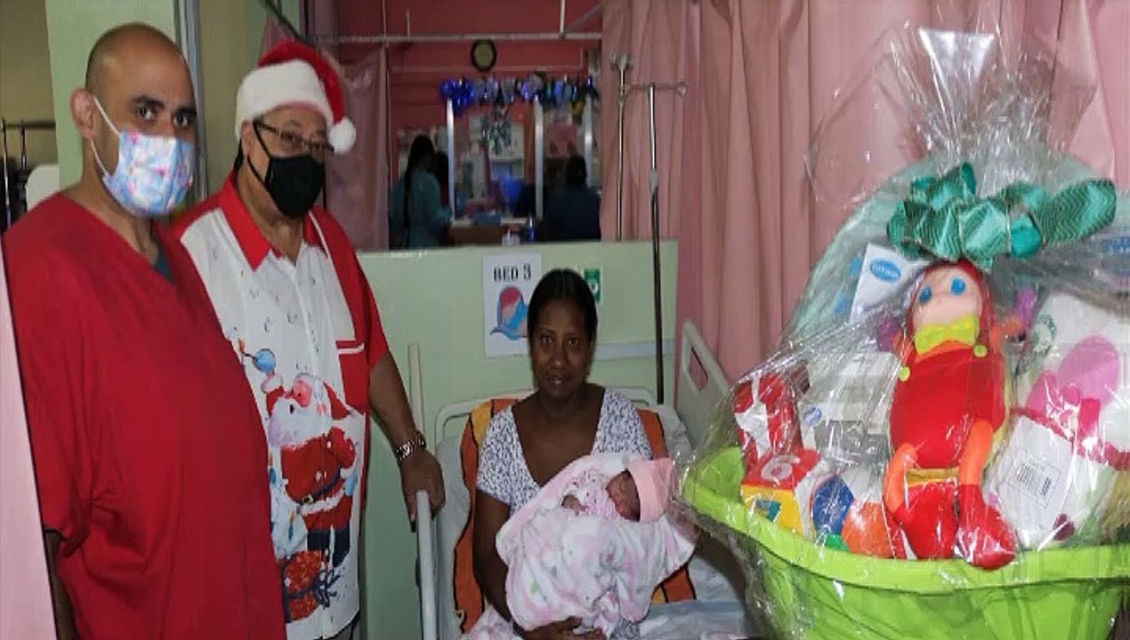 Three Healthy Christmas Babies