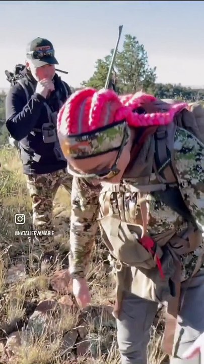 Eva Marie - You are seeing my raw emotions and reactions as I approached my downed #Elk on my first Hunt. I felt Relief, that I downed my Elk quickly and ethica