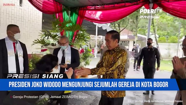 Presiden Joko Widodo Mengunjungi Sejumlah Gereja Di Kota Bogor