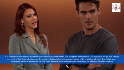 Sally Shocker Paternity Lie, Nick Becomes Daddy To Adam Son Young and the Restle