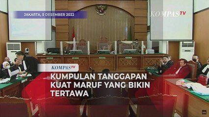 Kumpulan Tanggapan Kuat Maruf yang Bikin Pengunjung Sidang Tertawa