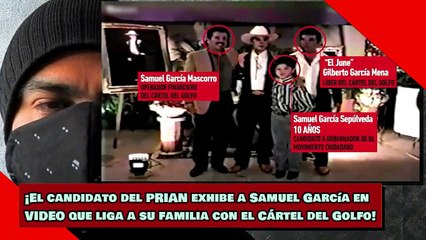 ¡Fuego amigo! ¡El PRIAN exhibe al 'Senatore' Samuel García y lo liga a Grupo Criminal!