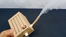 Making Mini DC Motor Smoke Machine At Home
