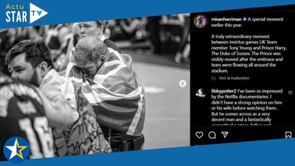 Harry ému aux larmes sur une photo inédite et bouleversante avec l'un de ses amis