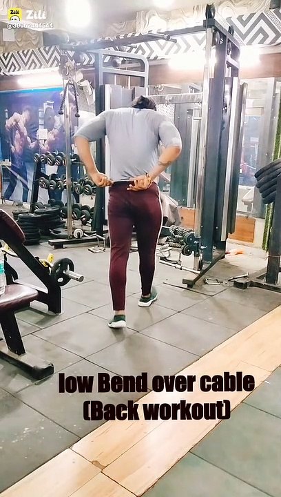 Low cable bendover for Back | back day | workout motivation| Dailymotion