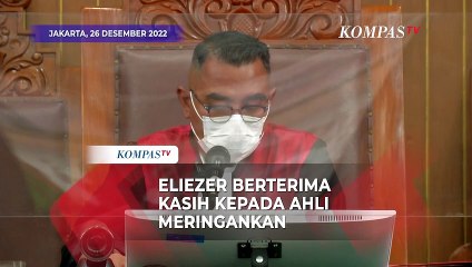 Richard Eliezer Ucapkan Terima Kasih kepada Saksi Ahli Meringankan