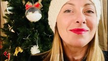 Giorgia Meloni alla vigilia di Natale Mai vista prima come si mostra
