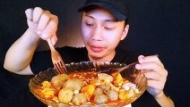 MUKBANG ASMR | PEDASNYA PARAH‼️ BAKSO ACI KUAH CABE SETAN | INDONESIAN FOOD | ASMR INDONESIA