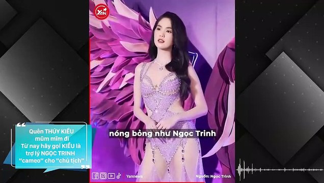 Quên Thúy Kiều mũm mĩm đi, từ nay trợ lý Ngọc Trinh quyết tâm giảm cân để có vòng eo 56 như chủ tịch