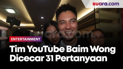 Tim YouTube Baim Wong Diperiksa Atas Kasus Prank KDRT, Dicecar 31 Pertanyaan