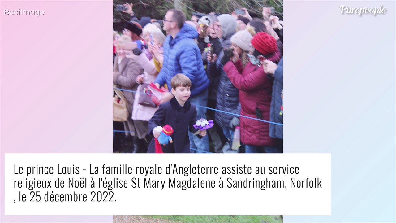 Le prince Louis "effronté" : grimaces et facéties, le fils de Kate Middleton se donne en spectacle à la messe de Noël !