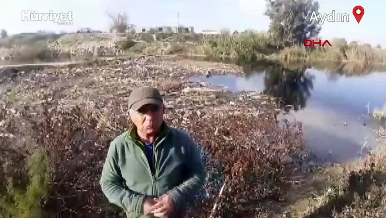 Büyük Menderes Nehri çöplüğe döndü... Suyun rengi siyaha büründü