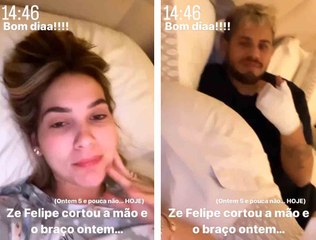 Virginia Fonseca leva Zé Felipe ao hospital na madrugada de Natal