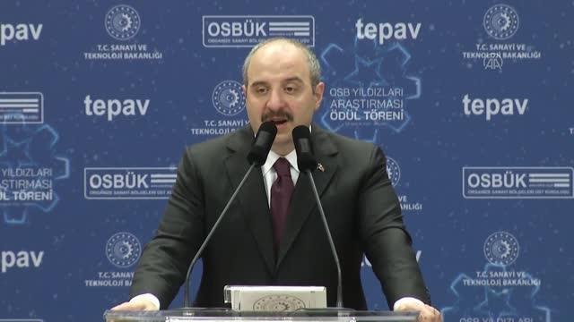 Bakan Varank, OSB'nin Yıldızları Araştırması Ödül Töreni ne katıldı (5)