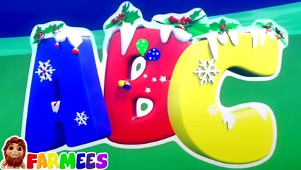 ABC Christmas Song | Merry Christmas | X'mas Song For Kids -  Farmees