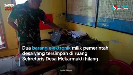 Kantor Desa Mekarmukti Sukabumi Kemalingan, Pelaku Diduga Cungkil Jendela