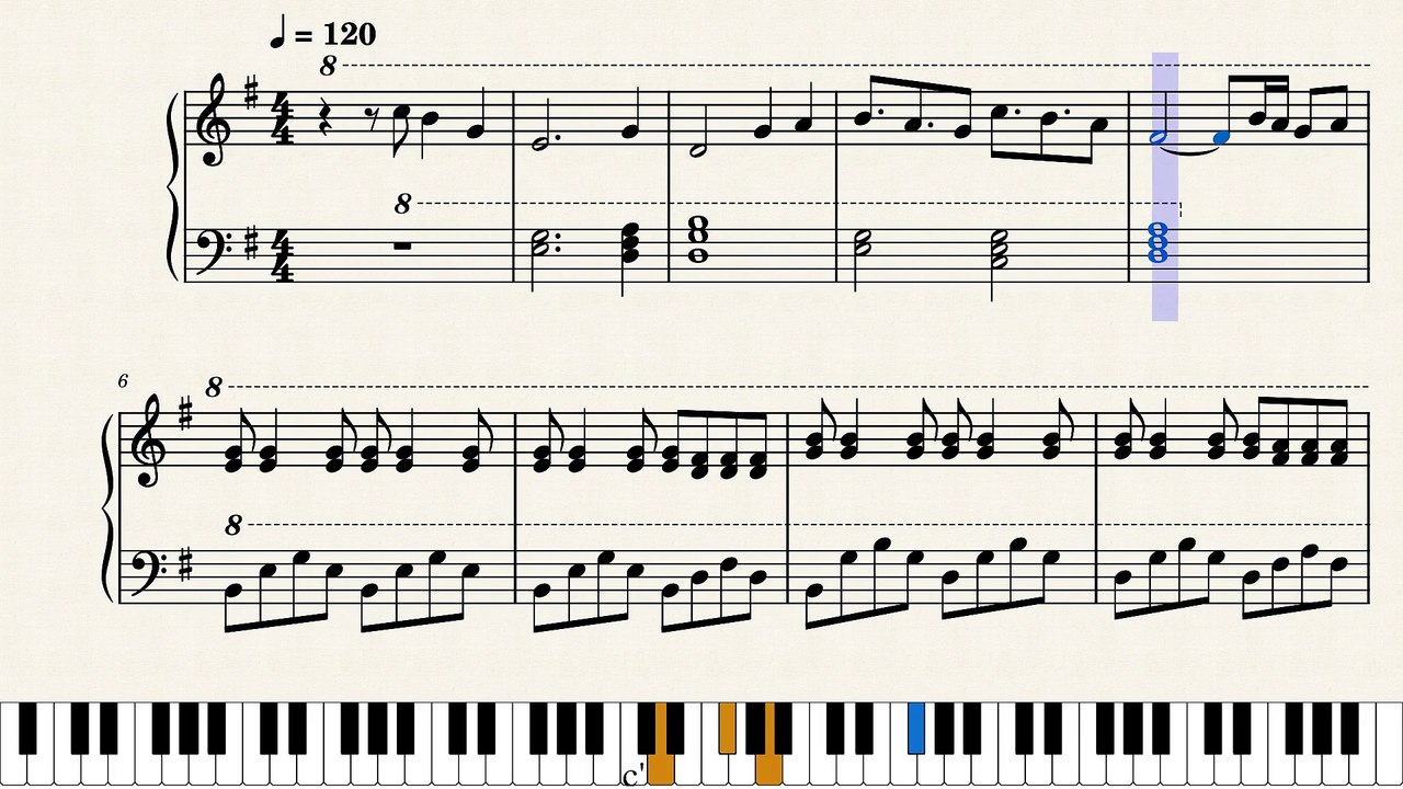 WONDERFUL LIFE - BLACK (Easy Piano solo sheet music)