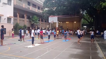 Gurukul students Learning Yoga in Chennai