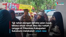 Bawa Panci dkk, Emak-emak Demo Jalan Rusak di Cikembar Sukabumi