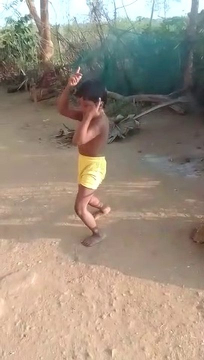 A child has singing and dancing
