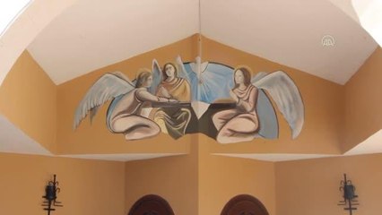 Dinler Bahçesi'nde Noel ayini yapıldı