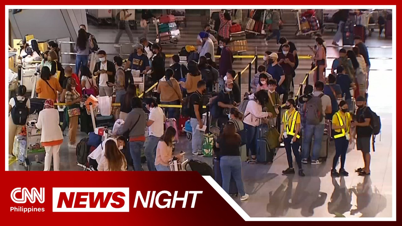 Mga pasaherong dumaan sa NAIA sa Disyembre, higit triple ang itinaas sa 2022 | News Night