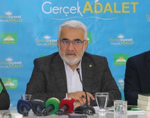 HÜDA PAR Genel Başkanı Yapıcıoğlu, Adana'da konuştu Açıklaması