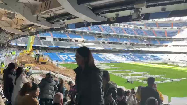 Las obras del Bernabéu avanzan: así está uno de los fondos