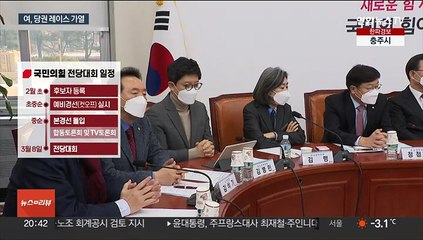 국민의힘, 3월 8일 전당대회…빨라지는 당권주자 발걸음