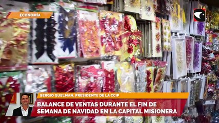 Balance de ventas durante el fin de semana de navidad en la capital misionera