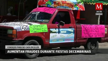Amantan fraudes durante fiestas decembrinas
