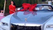 Cristiano Ronaldo Gifts Georgina Rodriguez a Luxury £300,000 Rolls Royce During Family Christmas