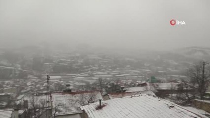 Çelikhan beyaza büründü