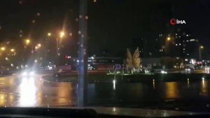 Trafikte drift attı: Cezası kesildi! O anlar kamerada