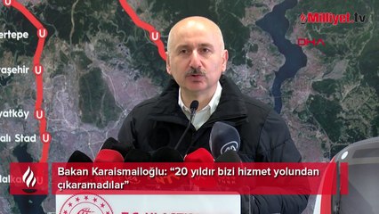 Bakan Karaismailoğlu: 20 yıldır bizi hizmet yolundan çıkaramadılar