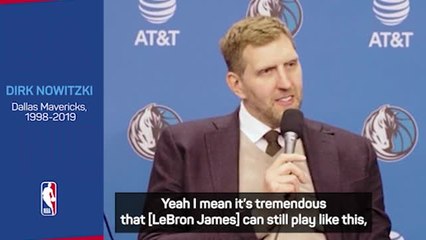 Nowitzki considers GOAT stance for LeBron