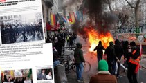 Paris'te yaşanan olayların ardından Fransız basını, PKK sempatizanları yerine Türkiye'yi hedef aldı
