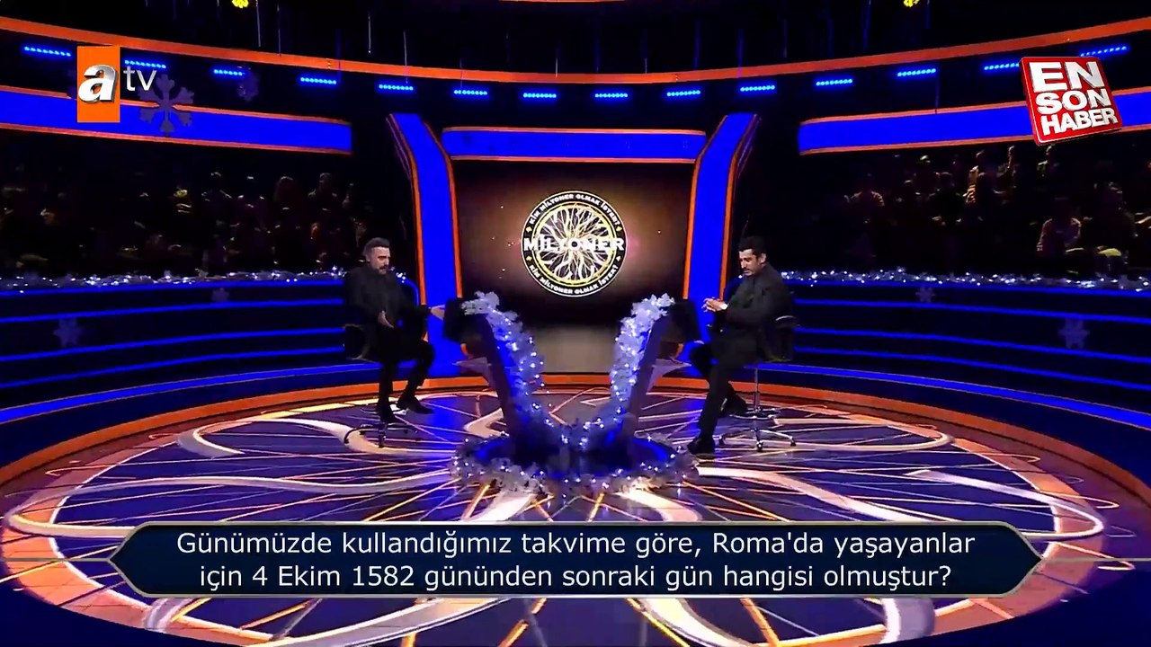 Oktay Kaynarca Kim Milyoner Olmak İster'de 1 milyonluk soruya ulaştı
