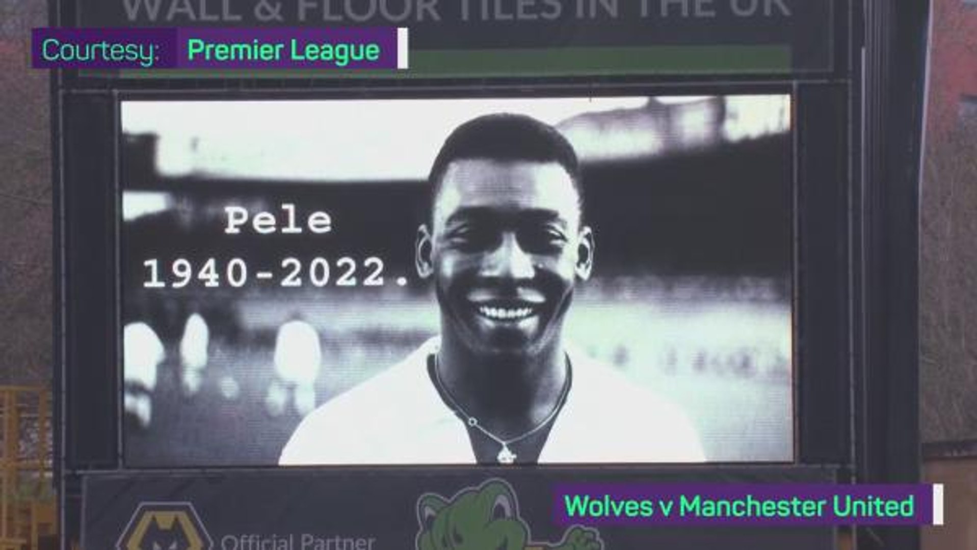⁣Premier League matches on Saturday pay their respects to Pele