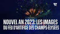 Nouvel An 2023: les images du feu d’artifice des Champs-Élysées