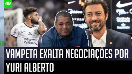 "Eu acho que a TROCA está SENDO…" Vampeta É DIRETO ao opinar sobre contratação de Yuri Alberto!