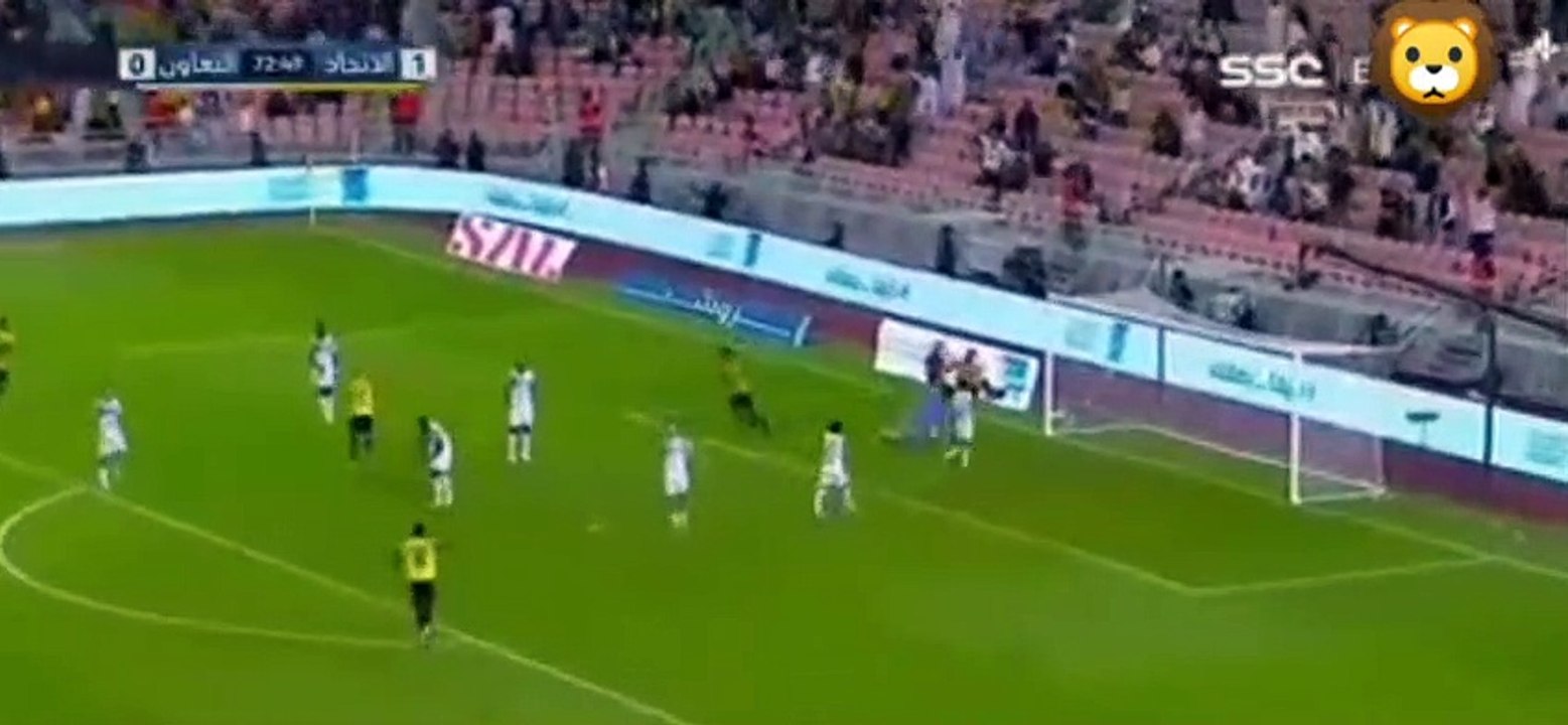 تنائية عبدالرزاق حمد الله ضد التعاون بالدوري السعودي