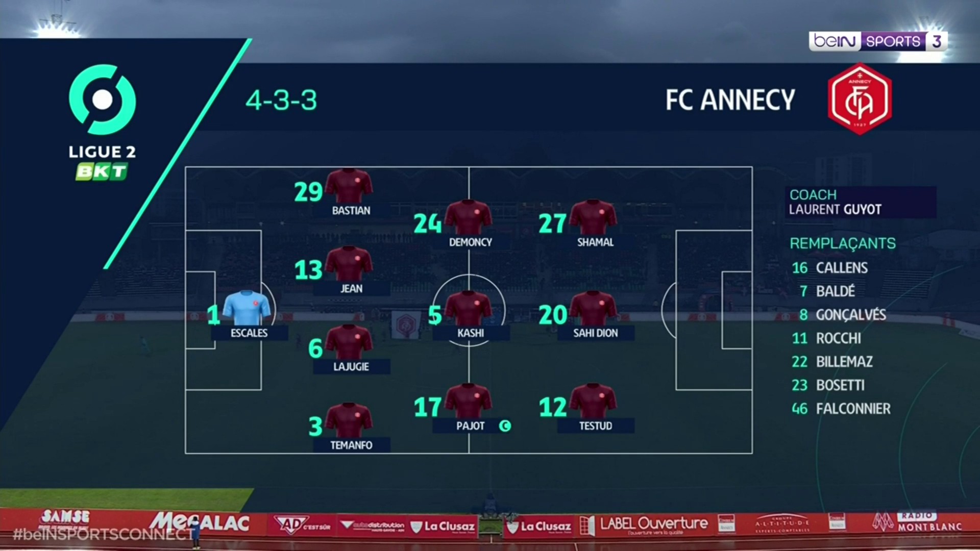 HL Ligue 2 - FC Annecy - Saint Etienne