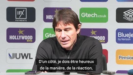 17e j. - Conte : "D'un côté, je dois être heureux de la manière, de la réaction"