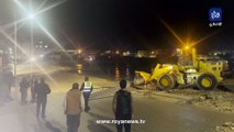 فصل الكهرباء عن أحياء في معان بسبب السيول