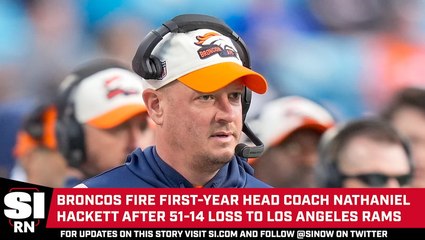 Download Video: Broncos Fire Head Coach Nathaniel Hackett