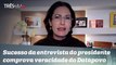 Cristina Graeml: Duvido que lulistas vissem 5 horas de Lula como apoiadores de Bolsonaro no Flow