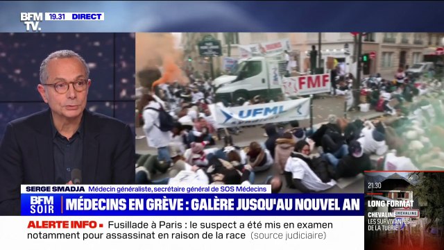 Médecins libéraux en grève: Nous sommes solidaires de ce mouvement , affirme le docteur Serge Smadja (SOS Médecins)