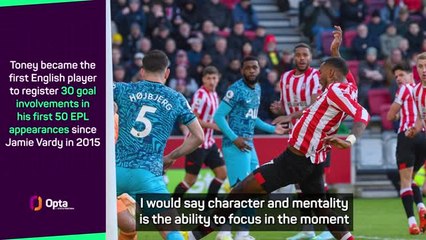 Frank wishes he could bottle up and sell Toney focus