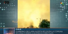 teleSUR Noticias 15:30 26-12: Chile establece alerta roja por incendios forestales